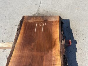 live edge walnut slab, hardwood lumber, unsteamed walnut, premium lumber
