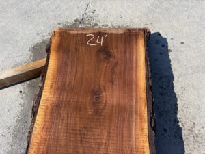 live edge walnut slab, hardwood lumber, unsteamed walnut, premium lumber