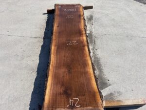 live edge walnut slab, hardwood lumber, unsteamed walnut, premium lumber