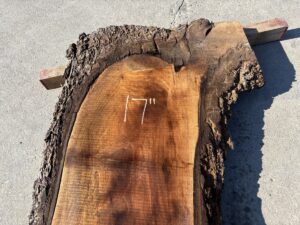 live edge walnut slab, hardwood lumber, unsteamed walnut, walnut bar top