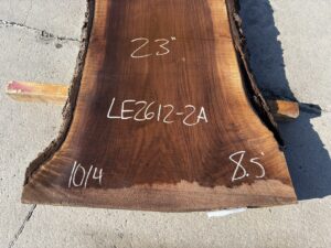 live edge walnut slab, hardwood lumber, unsteamed walnut, walnut bar top