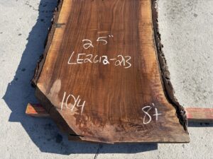 live edge walnut slab, hardwood lumber, unsteamed walnut, walnut bar top