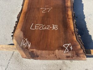 live edge walnut slab, hardwood lumber, unsteamed walnut, walnut bar top