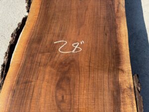 live edge walnut slab, hardwood lumber, unsteamed walnut, walnut bar top