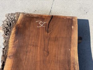 live edge walnut slab, hardwood lumber, unsteamed walnut, walnut bar top