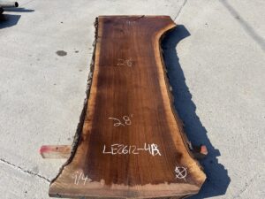 live edge walnut slab, hardwood lumber, unsteamed walnut, walnut bar top