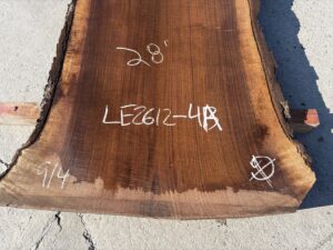 live edge walnut slab, hardwood lumber, unsteamed walnut, walnut bar top