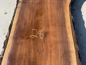 live edge walnut slab, hardwood lumber, unsteamed walnut, walnut bar top