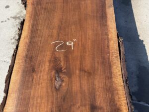 live edge walnut slab, hardwood lumber, unsteamed walnut, walnut bar top