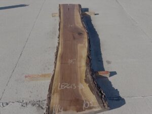 live edge walnut slab, hardwood lumber, unsteamed walnut, premium slabs