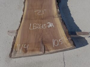 live edge walnut slab, hardwood lumber, unsteamed walnut, premium slabs