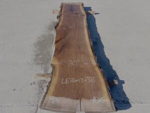 live edge walnut slab, hardwood lumber, unsteamed walnut, premium slabs