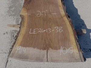live edge walnut slab, hardwood lumber, unsteamed walnut, premium slabs