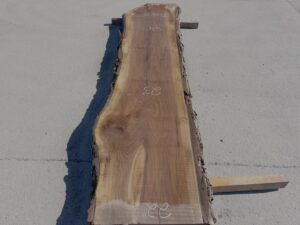 live edge walnut slab, high quality lumber, unsteamed walnut, bar tops