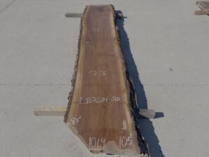 live edge walnut slab, high quality lumber, unsteamed walnut, bar tops