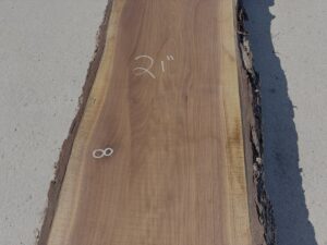 live edge walnut slab, high quality lumber, unsteamed walnut, bar tops