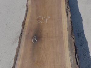 live edge walnut slab, high quality lumber, unsteamed walnut, bar tops