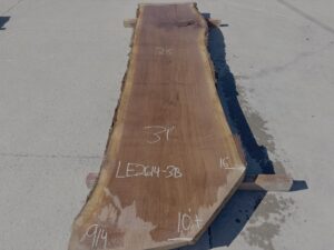live edge walnut slab, high quality lumber, unsteamed walnut, bar tops
