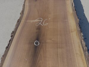 live edge walnut slab, high quality lumber, unsteamed walnut, bar tops