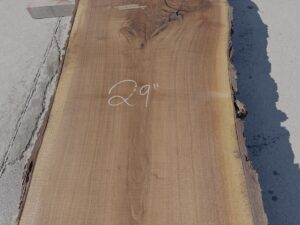 live edge walnut slab, high quality lumber, unsteamed walnut, bar tops